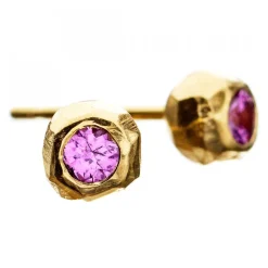 Ringo Kula Örhängen Rosa Safir