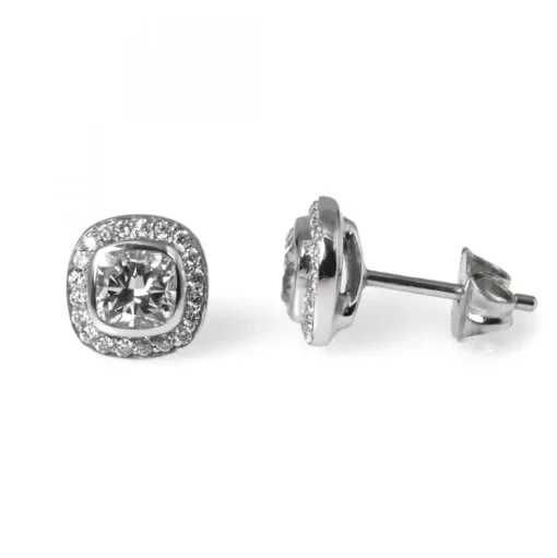 Romantic Diamantörhängen Vitguld