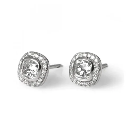 Romantic Diamantörhängen Vitguld