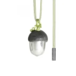 Sidensnodd Beige Silver