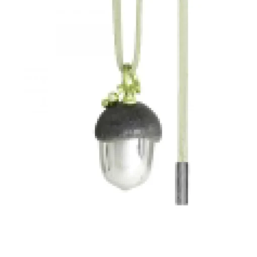 Sidensnodd Beige Silver