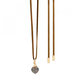 Sidensnodd Camel Guld