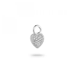 Signature Eternal Heart Mini Pendant Bergkristall Silver
