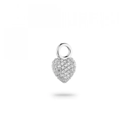 Signature Eternal Heart Mini Pendant Bergkristall Silver