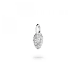 Signature Eternal Heart Mini Pendant Bergkristall Silver