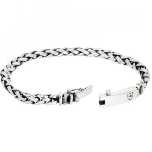 Silverarmband Flätat