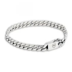 Silverarmband Pansar 6mm