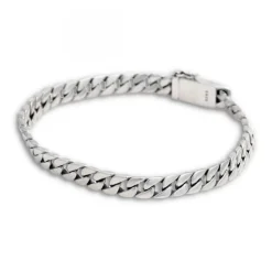 Silverarmband Pansar 6mm