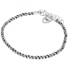 Silverarmband Tvinnat 2mm