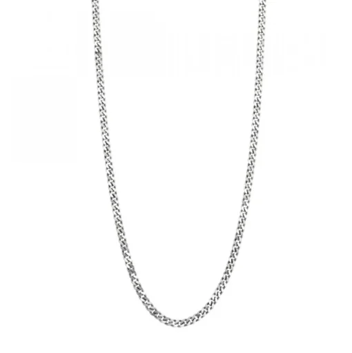Silverhalsband Pansar 4mm