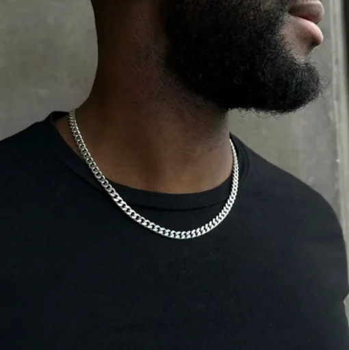 Silverhalsband Pansar 5mm