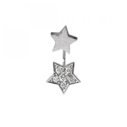 Star Påhäng Stor Vitguld
