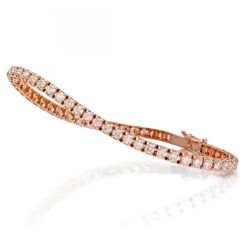 Tennisarmband Roséguld Coffee