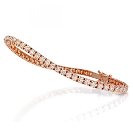 Tennisarmband Roséguld Coffee