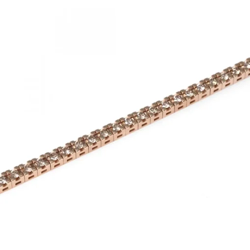 Tennisarmband Roséguld Coffee