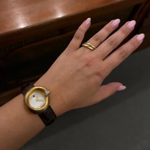 Trillant Armbandsur Guld Diamant