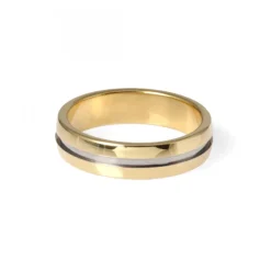 Tvåfärgad Guldring 5mm