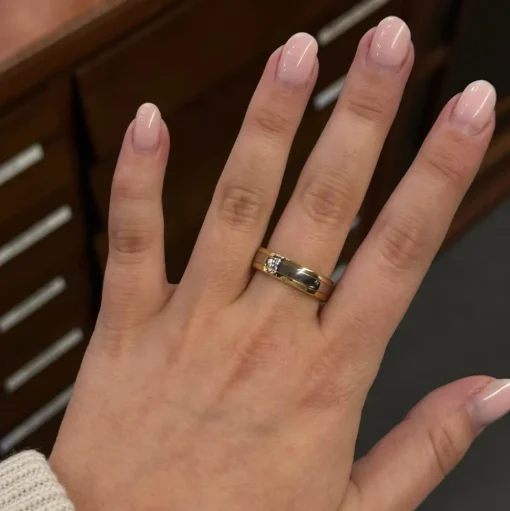 Tvåfärgad Guldring 5,5mm