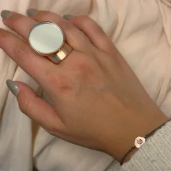 Uncut Diamond Armband Roséföryllt