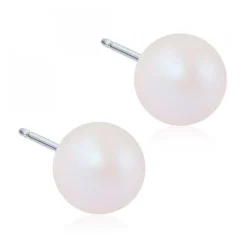 Vitskimrande Swarovski Pärlor
